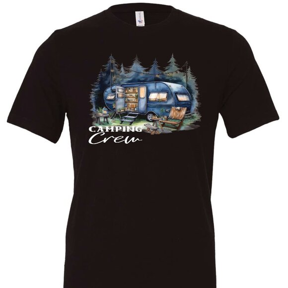 Bella Canvas Other - Camping Crew Crewneck T-Shirt | Many Colors